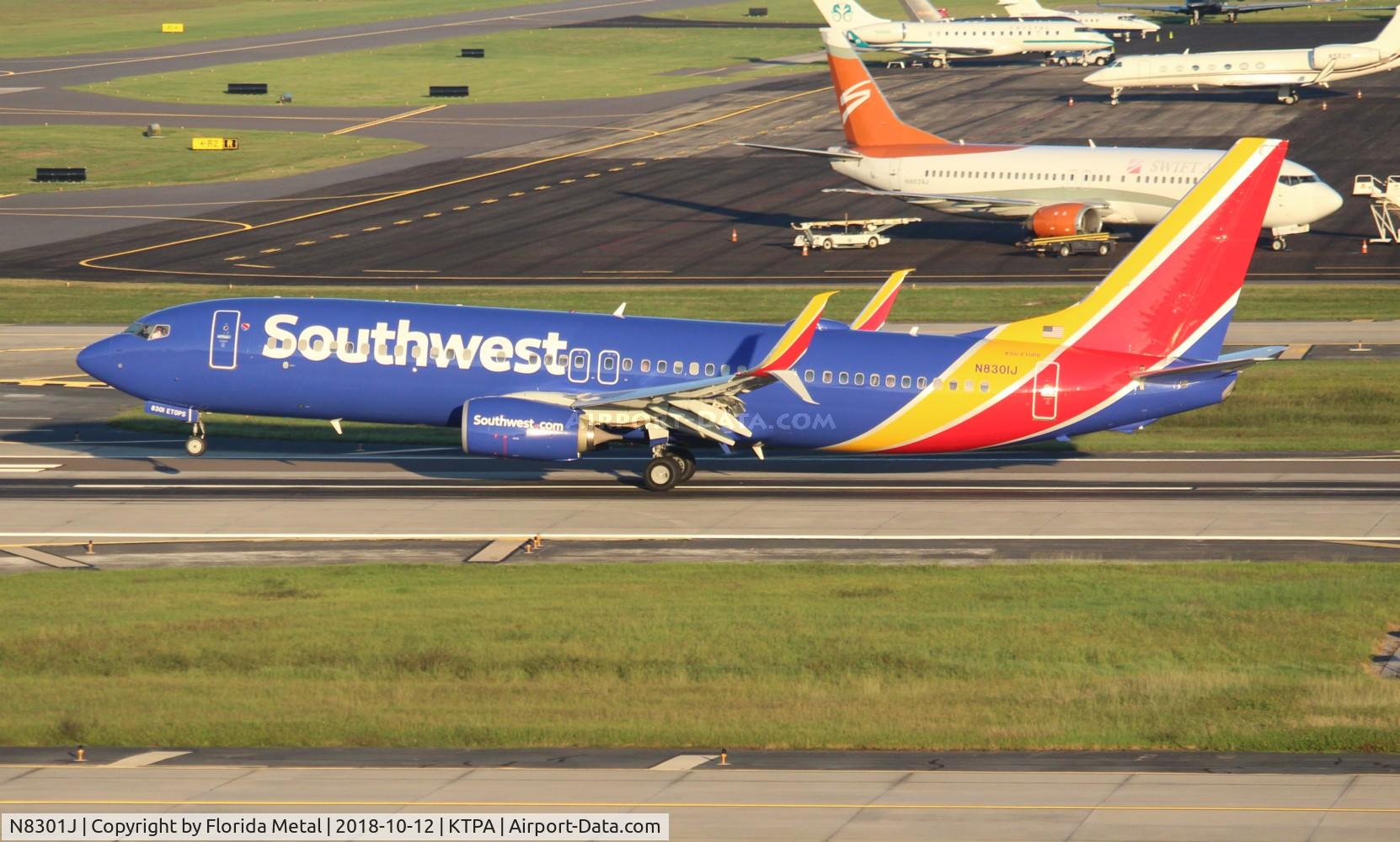 N8301J, 2012 Boeing 737-8H4 C/N 36980, TPA spotting 2018