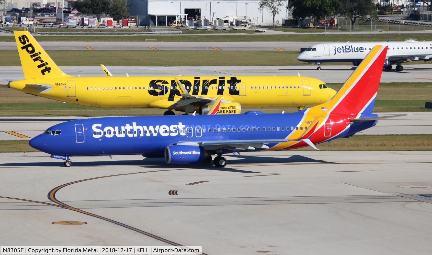 N8305E, 2012 Boeing 737-8H4 C/N 36683, FLL spotting 2018