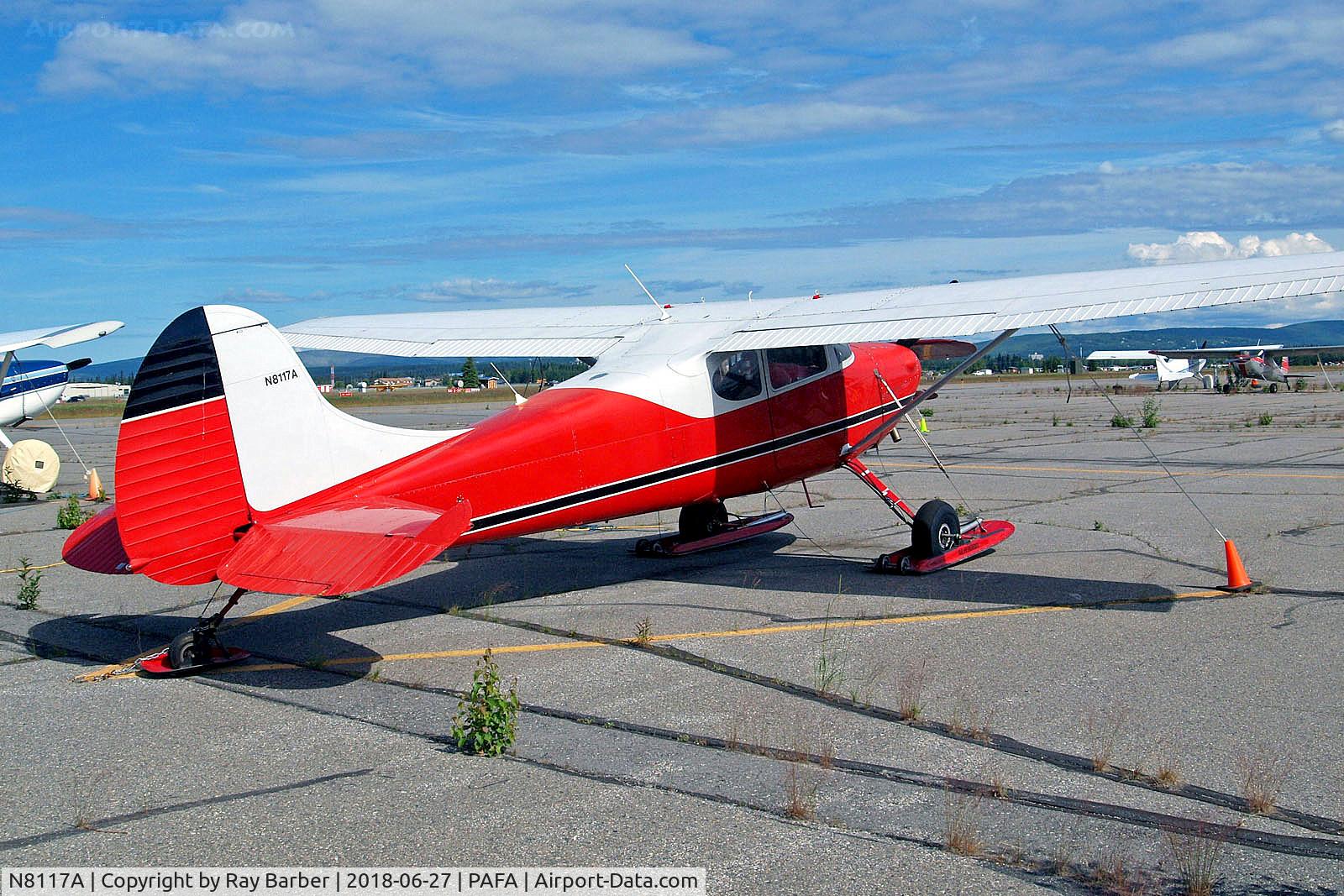N8117A, 1952 Cessna 170B C/N 20969, N8117A   Cessna 170B [20969] Fairbanks Int'l~N 27/06/2018