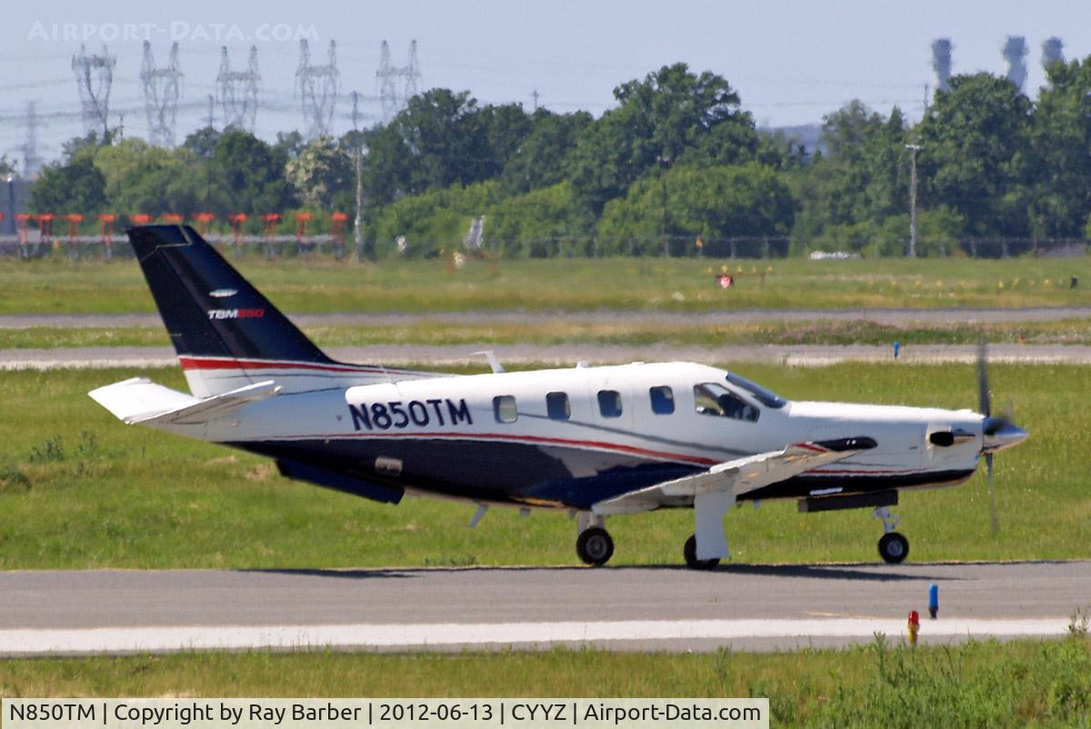 N850TM, 2010 Socata TBM-700 C/N 557, N850TM   Socata TBM-700 [557] Toronto-Pearson Int'l~C 13/06/2012