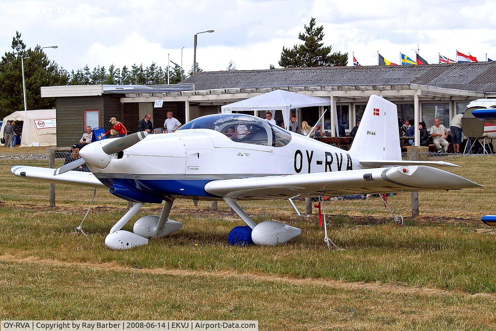 OY-RVA, 2000 Vans RV-6A C/N 25032, OY-RVA   Van's RV-6A [25032] Stauning~OY 14/06/2008