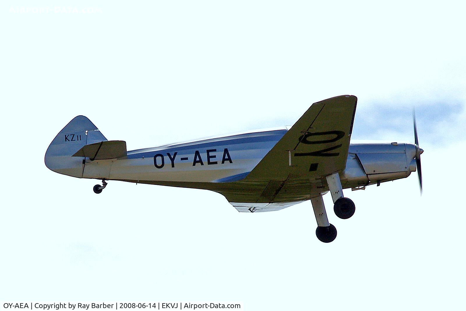 OY-AEA, 1940 SAI KZ II Kupé C/N 27, OY-AEA   S.A.I. KZ II Coupe [27] (Danmarks Flymuseum) Stauning~OY 14/06/2008