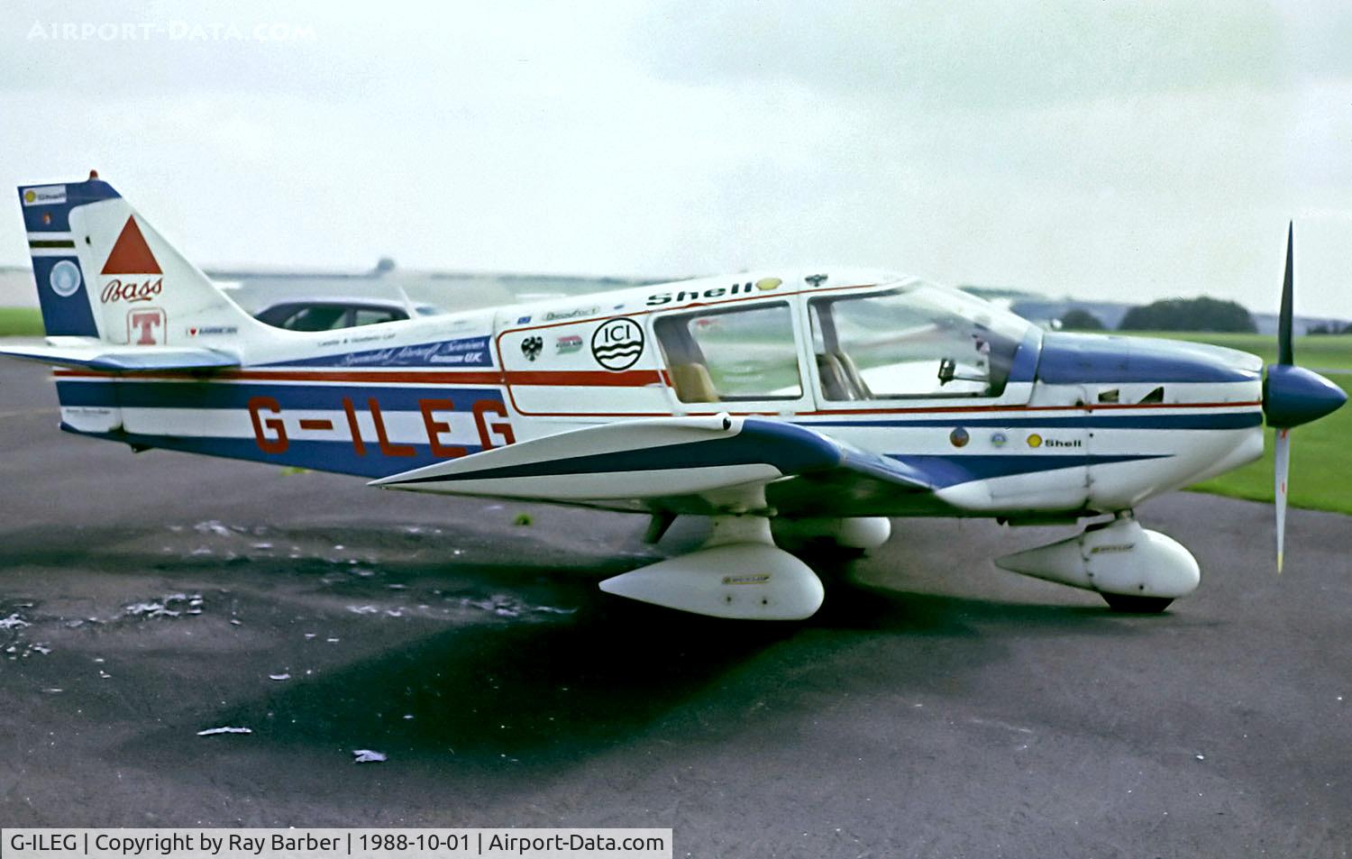 G-ILEG, 1971 Robin HR-100-200B Royale C/N 113, G-ILEG   Robin HR.100/200B Royal [113] (Place & Date unknown) @ 01/10/1988