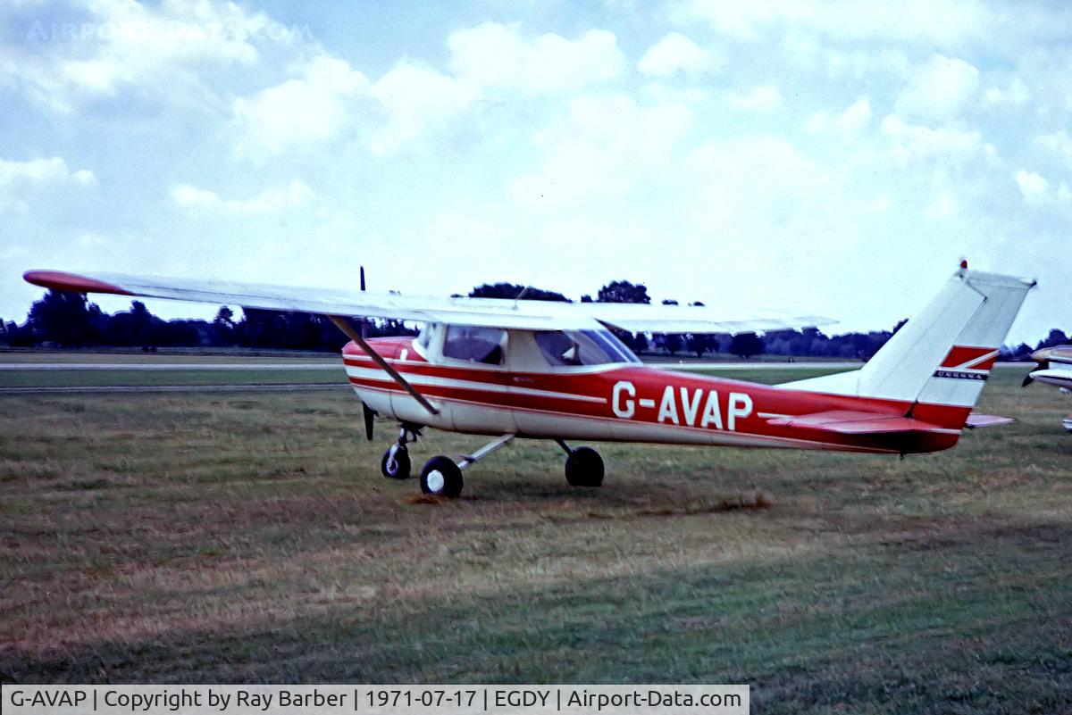 G-AVAP, 1966 Reims F150G C/N 0107, G-AVAP   R/Cessna F.150G [0107] RNAS Yeovilton~G 17/07/1971