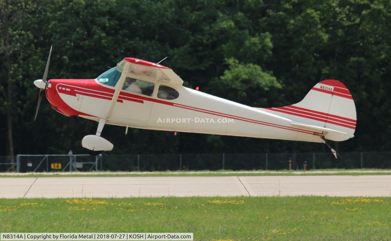 N8314A, 1952 Cessna 170B C/N 25166, EAA OSH 2018