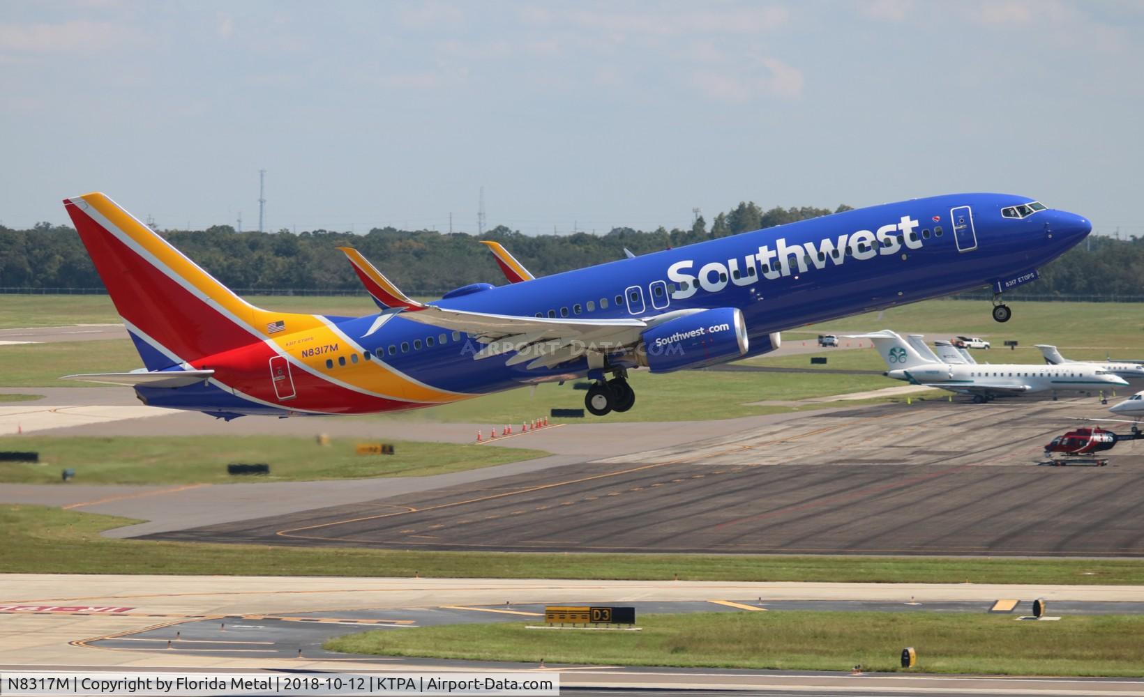 N8317M, 2012 Boeing 737-8H4 C/N 36992, TPA spotting 2018