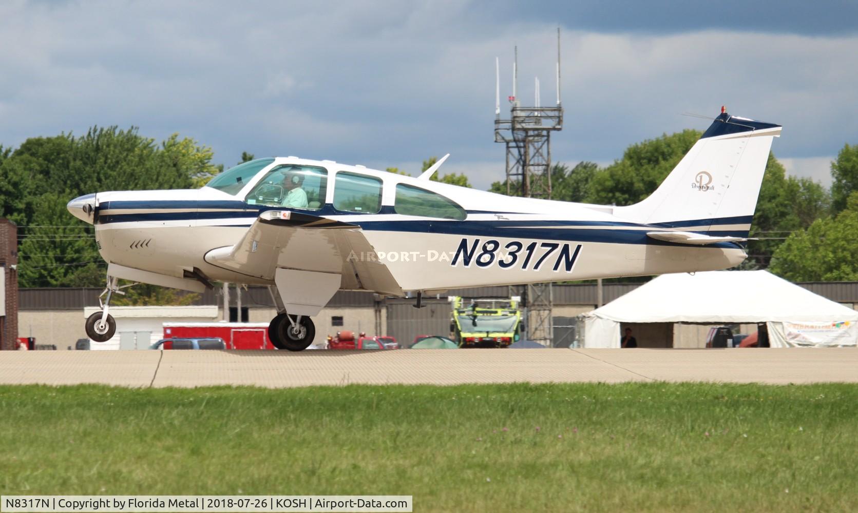 N8317N, 1968 Beech E33 Bonanza C/N CD-1153, EAA OSH 2018