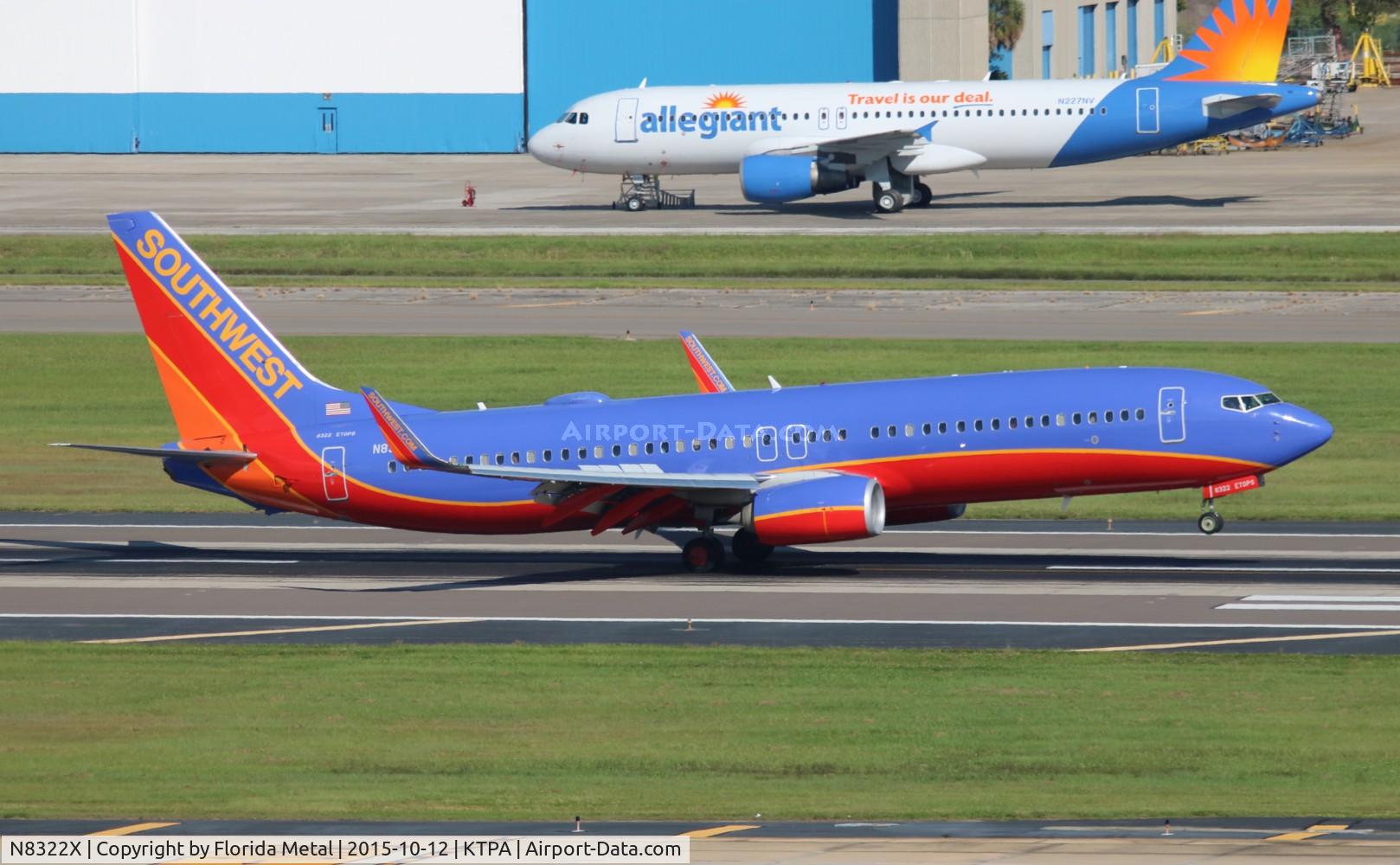 N8322X, 2012 Boeing 737-8H4 C/N 36997, TPA spotting 2015