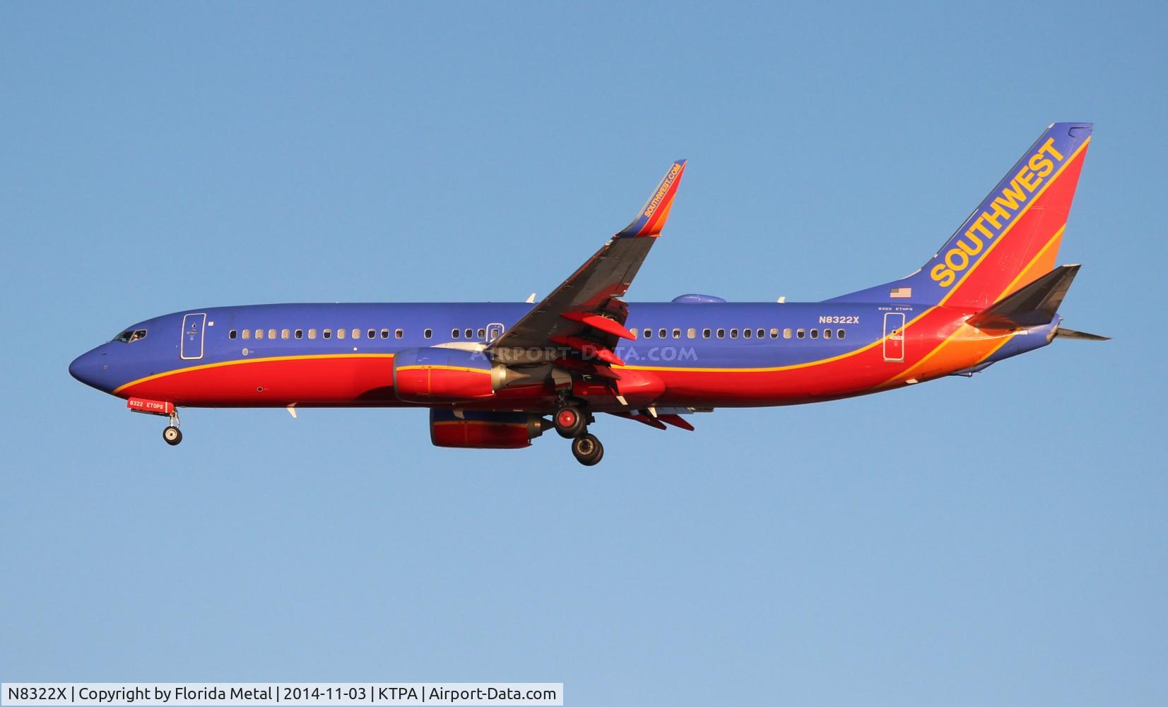 N8322X, 2012 Boeing 737-8H4 C/N 36997, TPA spotting 2014