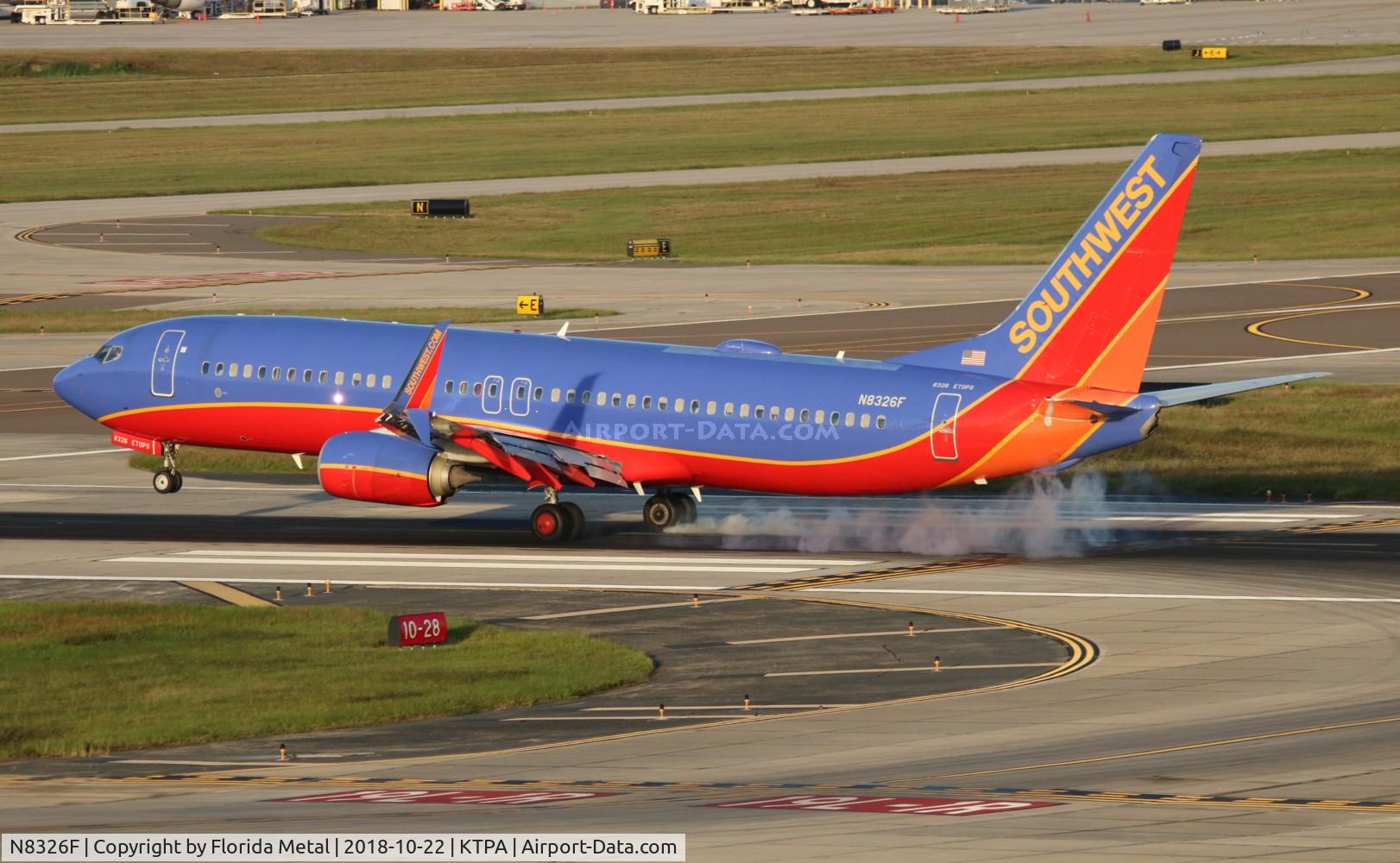 N8326F, 2012 Boeing 737-8H4 C/N 35969, TPA spotting 2018