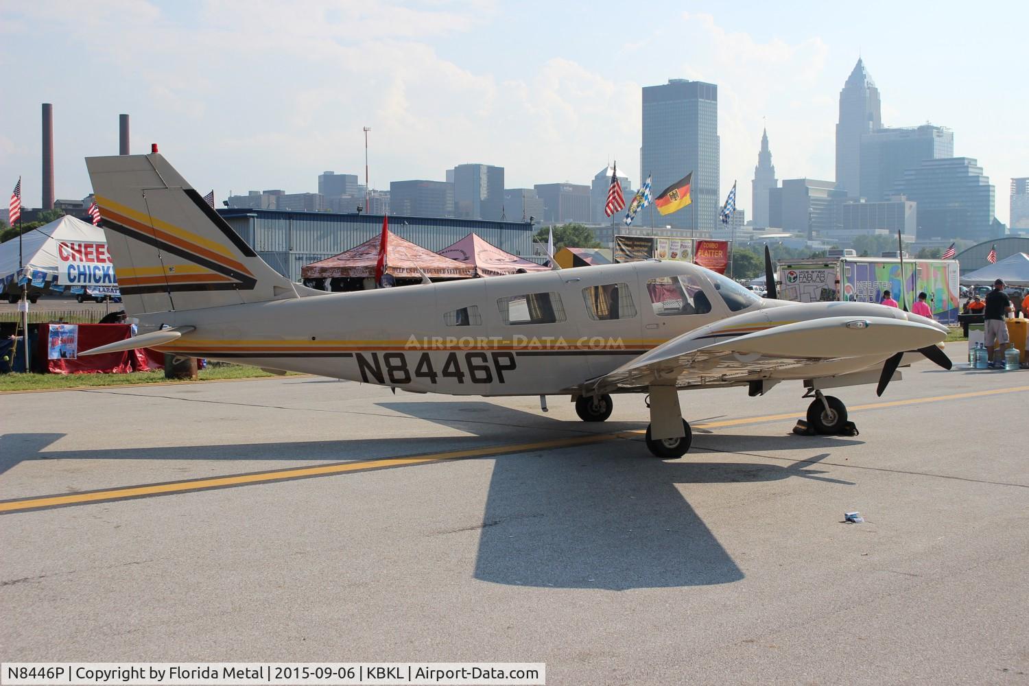 N8446P, 1981 Piper PA-34-220T C/N 34-8133258, Cleveland Airshow 2015