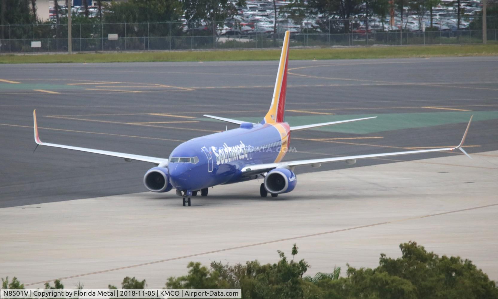 N8501V, 2016 Boeing 737-8H4 C/N 41530, MCO spotting 2018