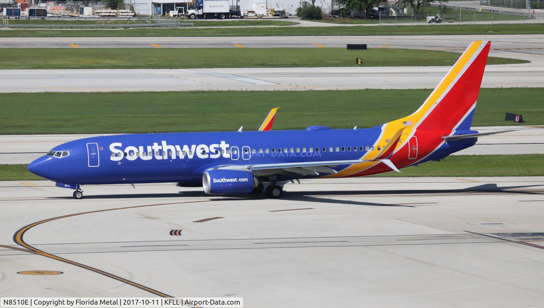 N8510E, 2016 Boeing 737-8H4 C/N 36944, FLL spotting 2017