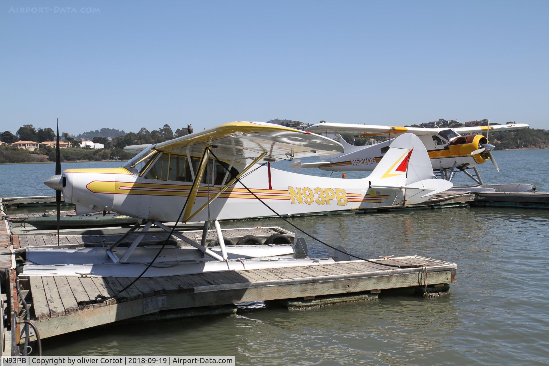 N93PB, 1952 Piper PA-18A Super Cub C/N 18-2532, seaplane adventures, Sausalito, sept 2018