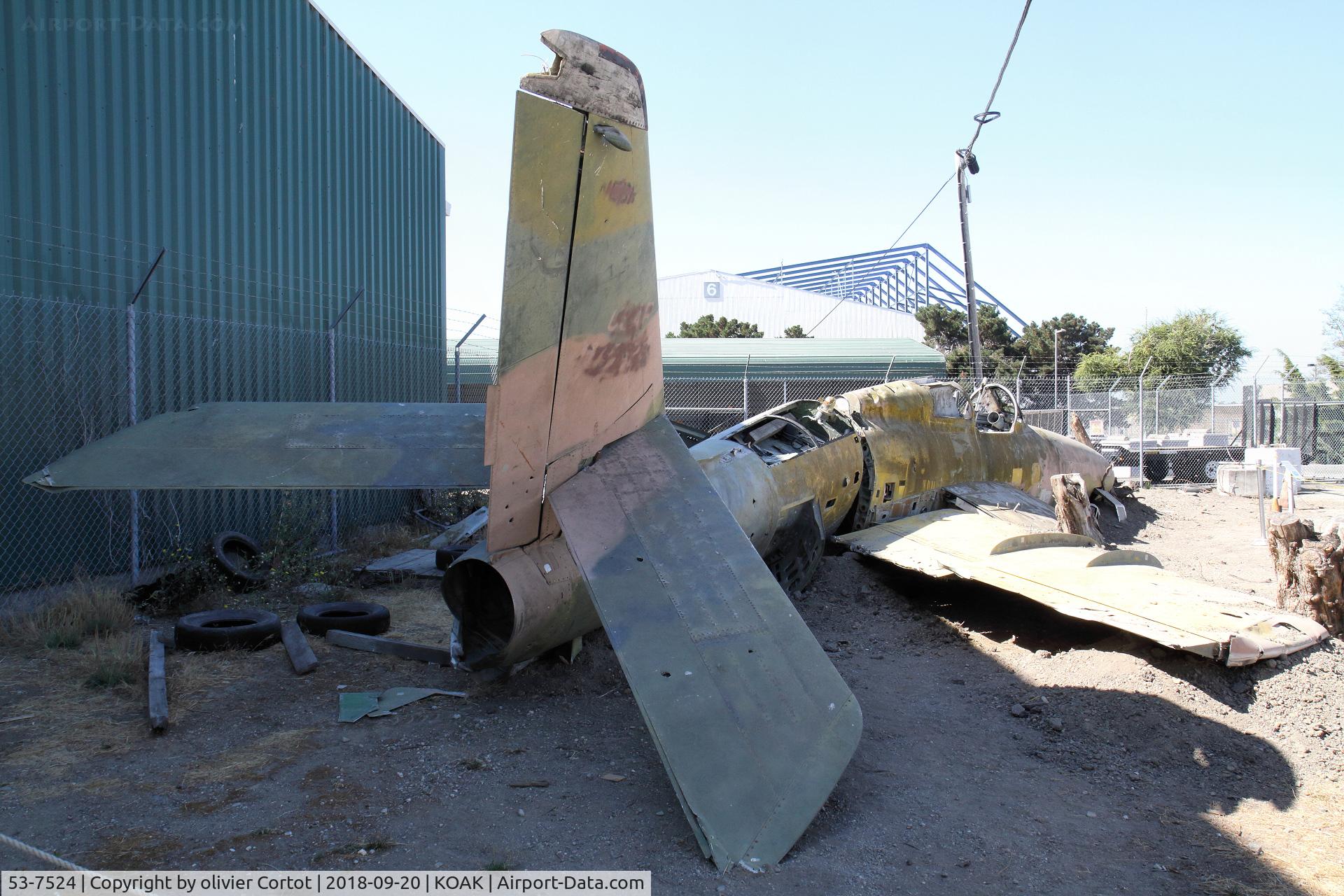 53-7524, 1953 Republic RF-84F-35-RE Thunderflash C/N XXXX, sept 2018