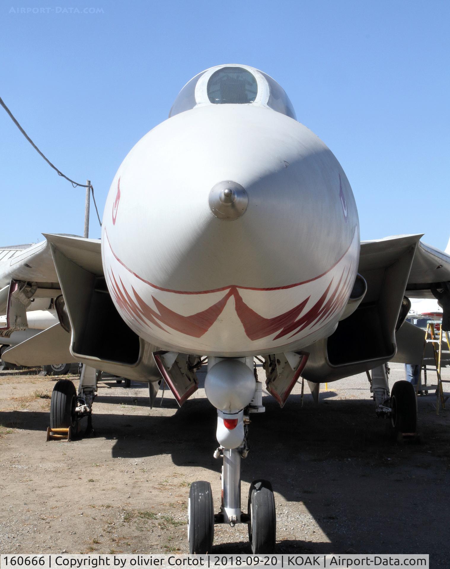 160666, Grumman F-14A Tomcat C/N 285, front view
