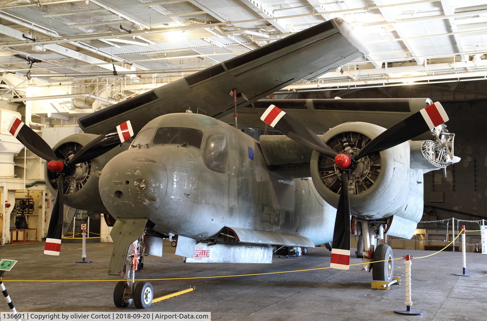136691, Grumman US-2B Tracker (G89) C/N 600, sept 2018