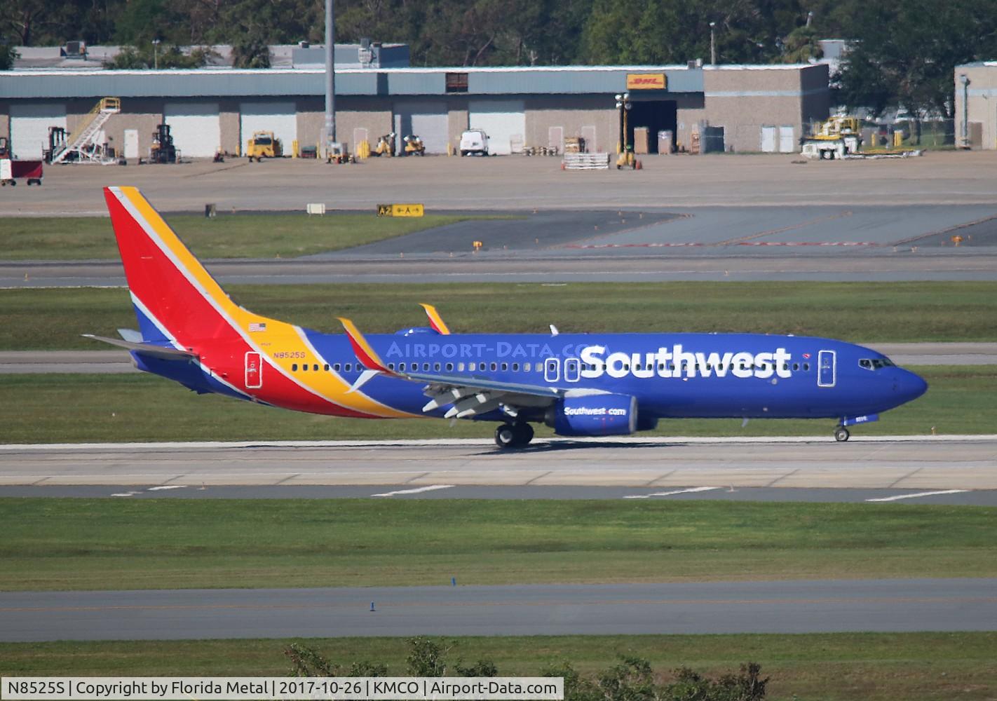 N8525S, 2017 Boeing 737-8H4 C/N 36949, MCO spotting 2017