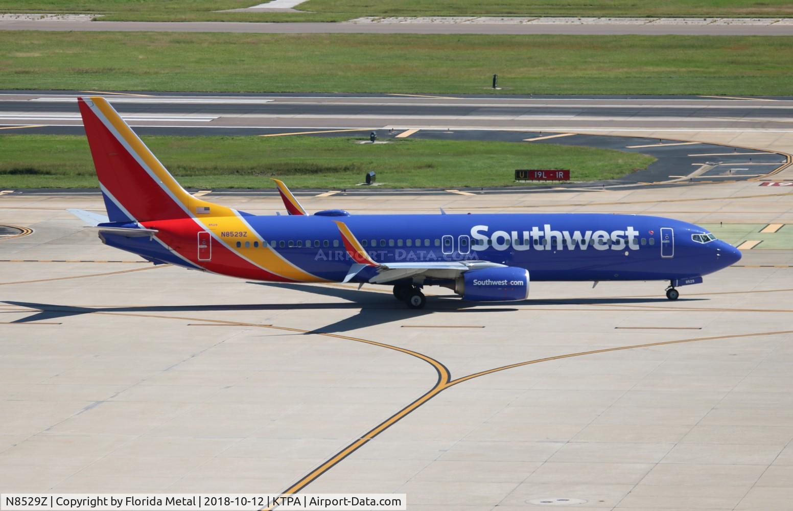 N8529Z, 2017 Boeing 737-8H4 C/N 36974, TPA spotting 2018