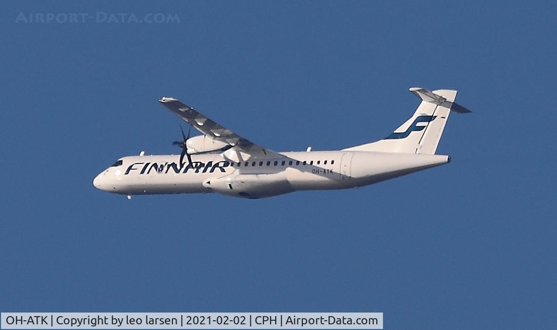 OH-ATK, 2009 ATR 72-212A C/N 848, Copenhagen 2.2.2021