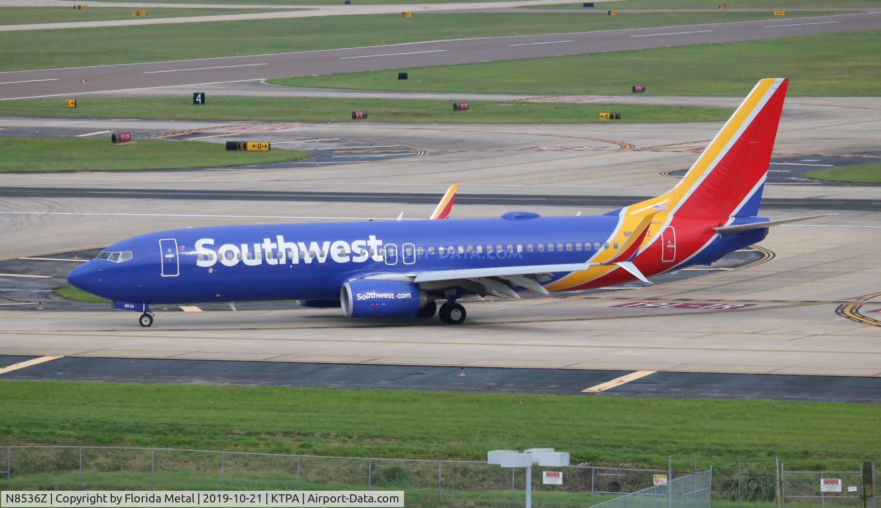 N8536Z, 2017 Boeing 737-8H4 C/N 63571, TPA spotting 2019