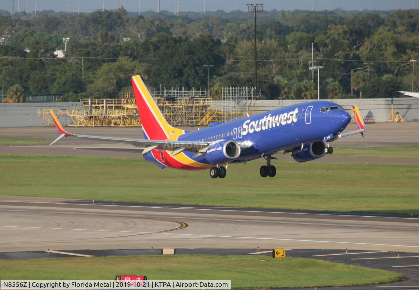 N8556Z, 2018 Boeing 737-800 C/N 64174, TPA spotting 2019