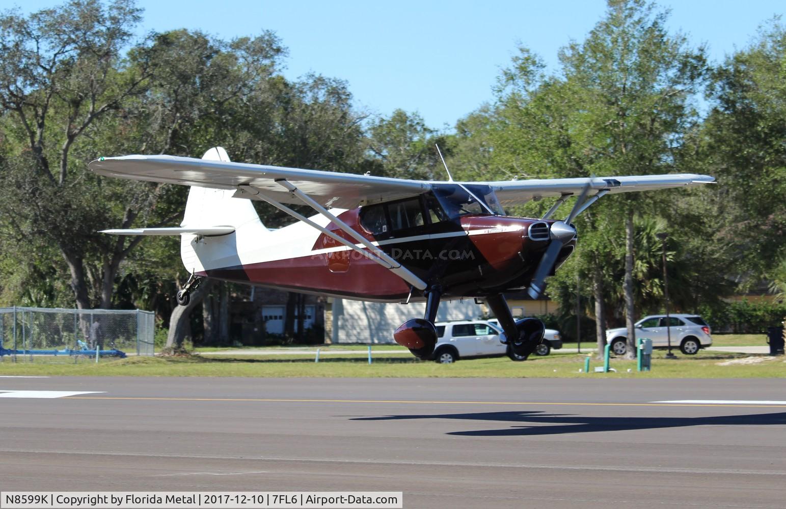N8599K, 1947 Stinson 108-1 Voyager C/N 108-1599, Spruce Creek 2017