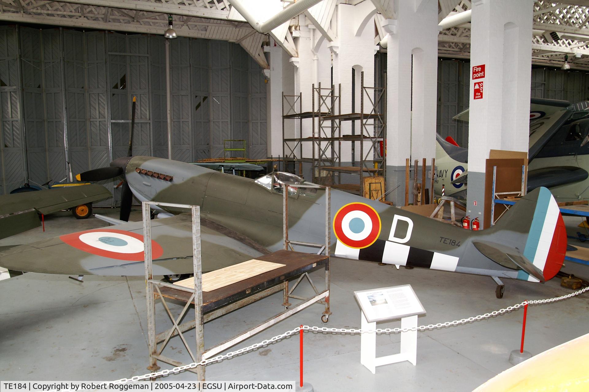 TE184, 1945 Supermarine 361 Spitfire LF.XVIe C/N CBAF.IX.4394, FRENCH COLORS.D. Imperial War Museum, Duxford.