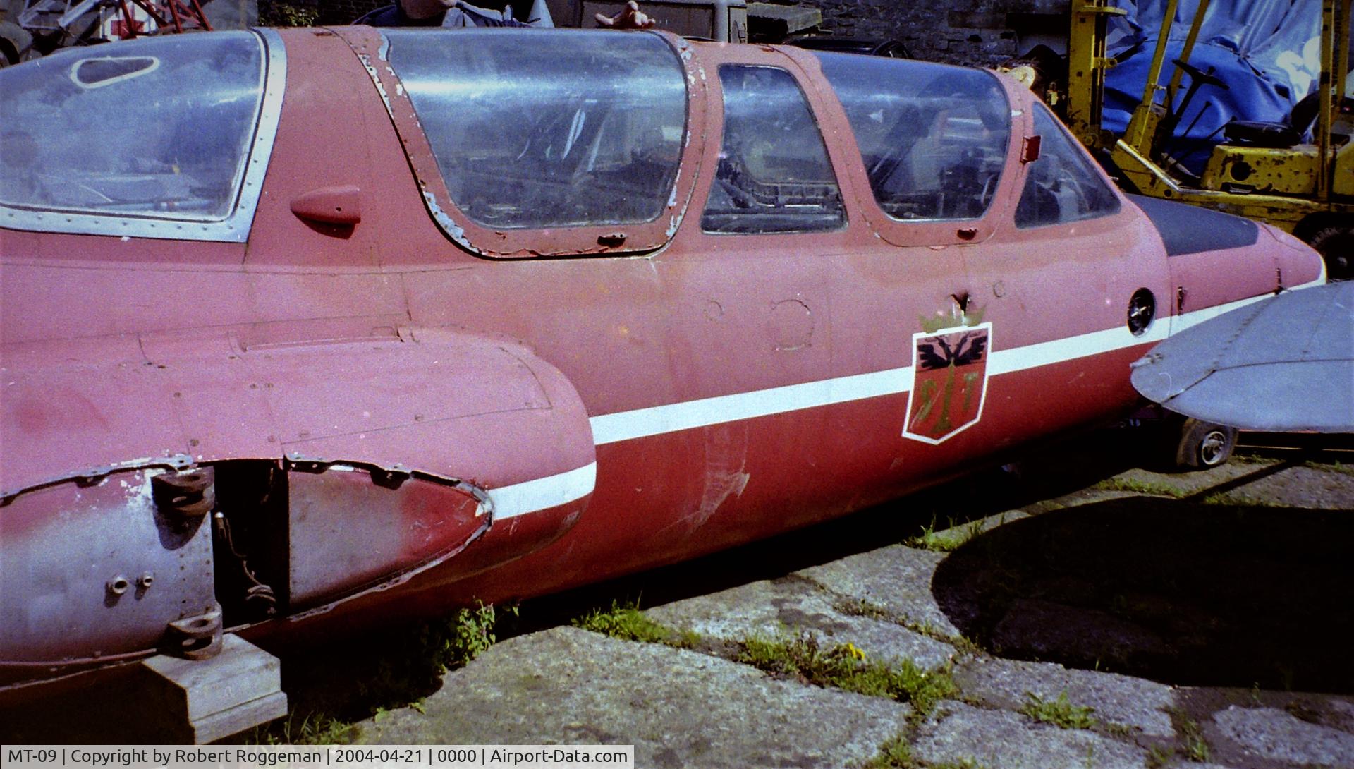 MT-09, Fouga CM-170 Magister C/N 266, SCRAPYARD PEUTIE.R.D.FUSELAGE.