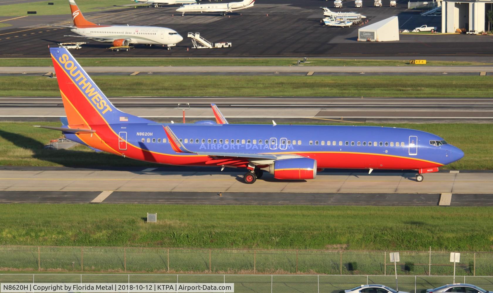 N8620H, 2013 Boeing 737-8H4 C/N 42526, TPA spotting 2018