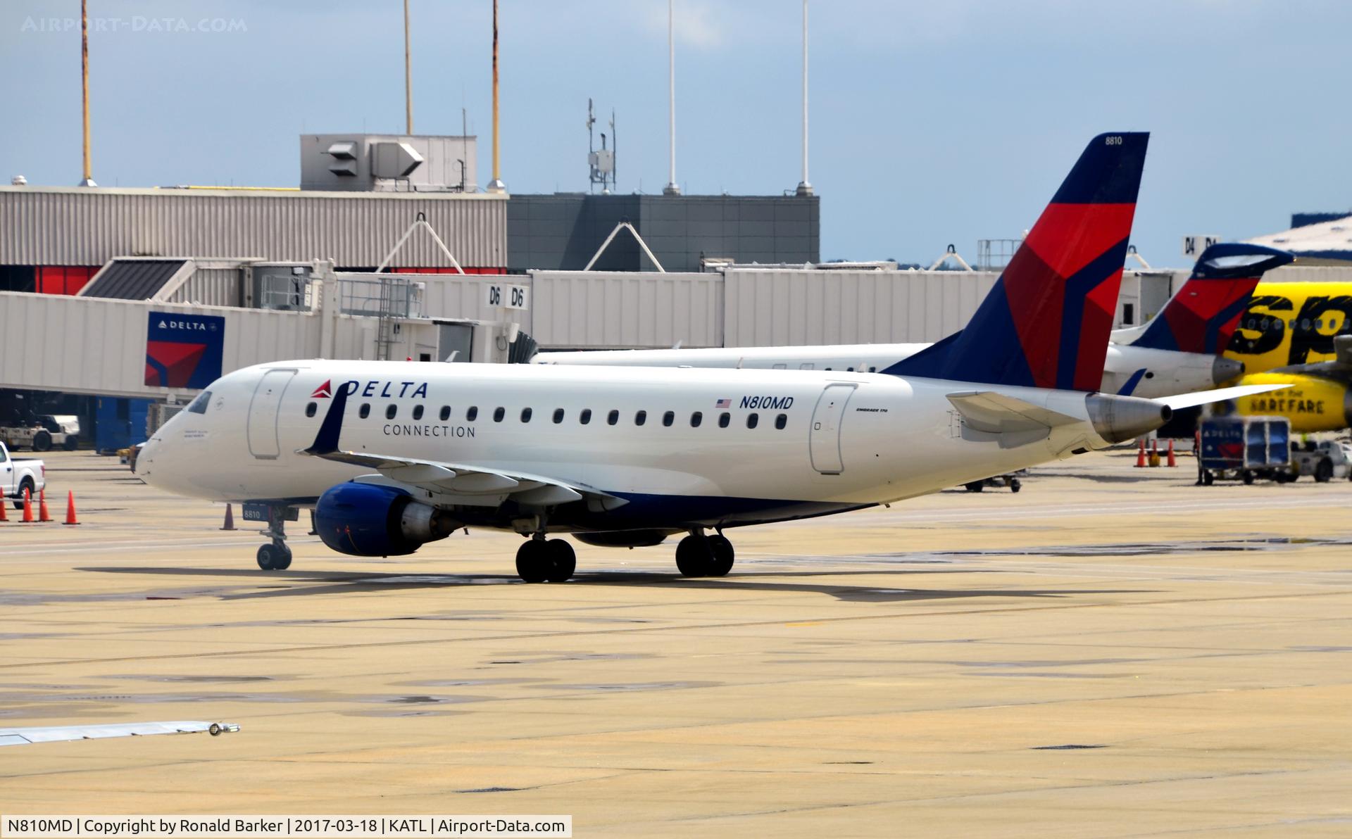 N810MD, 2004 Embraer 170SU (ERJ-170-100SU) C/N 17000026, Taxi Atlanta