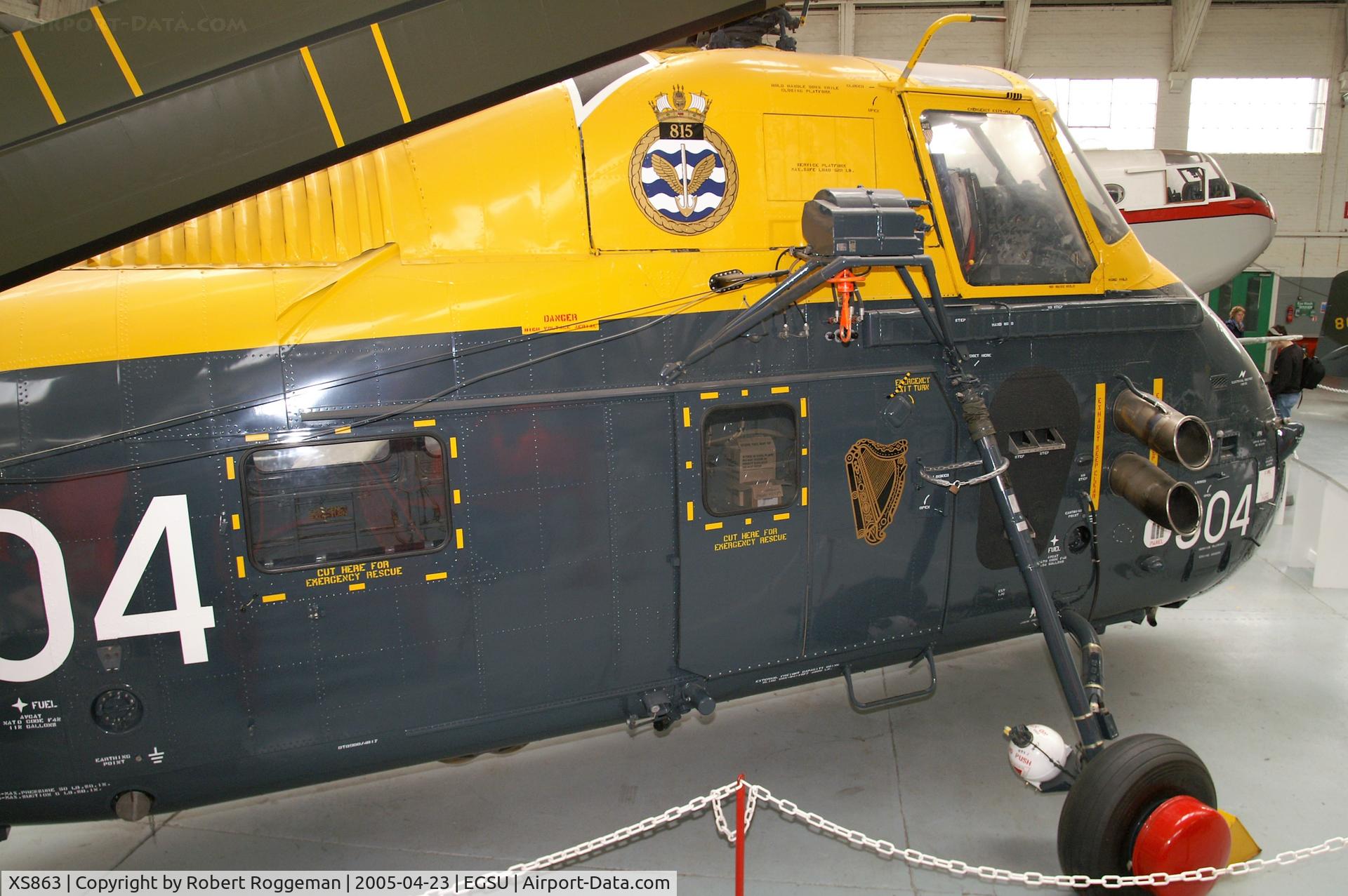 XS863, 1965 Westland Wessex HAS.1 C/N WA243, PRESERVED. Imperial War Museum, Duxford304. ROYAL NAVY.