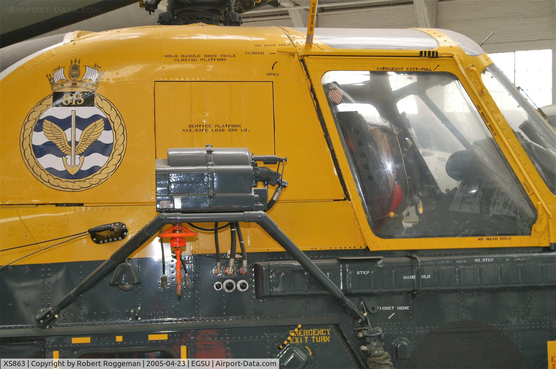 XS863, 1965 Westland Wessex HAS.1 C/N WA243, PRESERVED. Imperial War Museum, Duxford. 304.ROYAL NAVY.