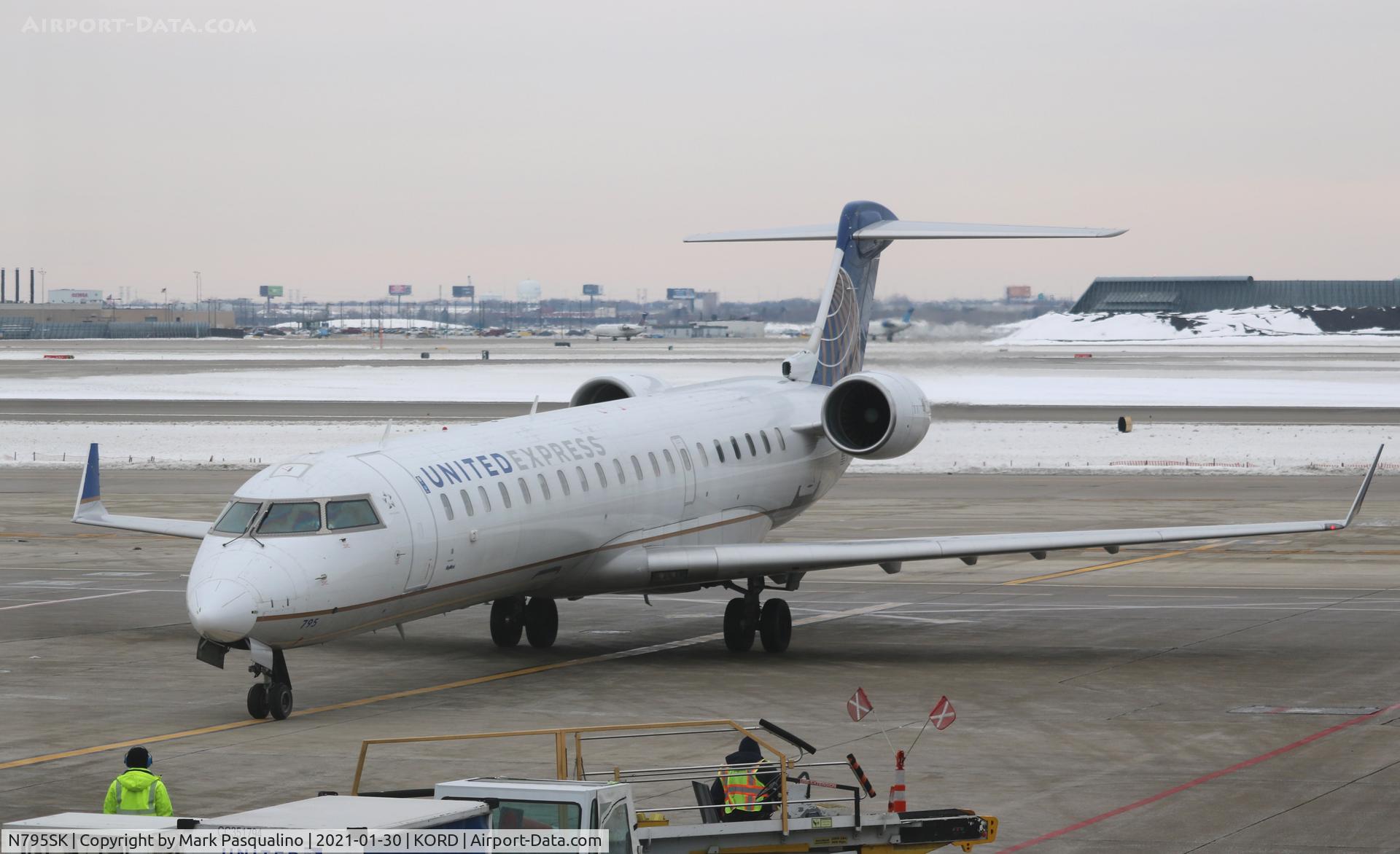 N795SK, 2010 Bombardier CRJ-700 (CL-600-2C10) Regional Jet C/N 10299, CL-600-2C10