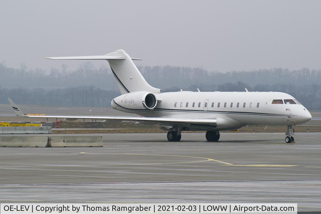 OE-LEV, 2011 Bombardier BD-700-1A11 Global 5000 C/N 9547, Avcon Jet Bombardier Global 5000