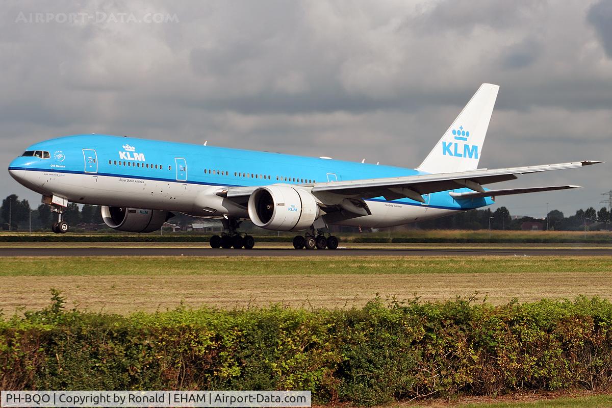 PH-BQO, 2007 Boeing 777-206/ER C/N 35295, at spl