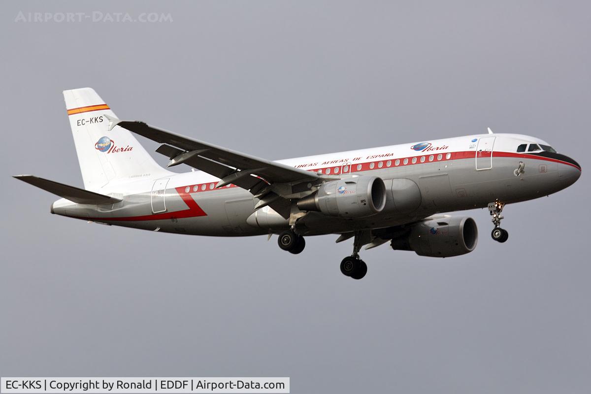 EC-KKS, 2007 Airbus A319-111 C/N 3320, at fra
