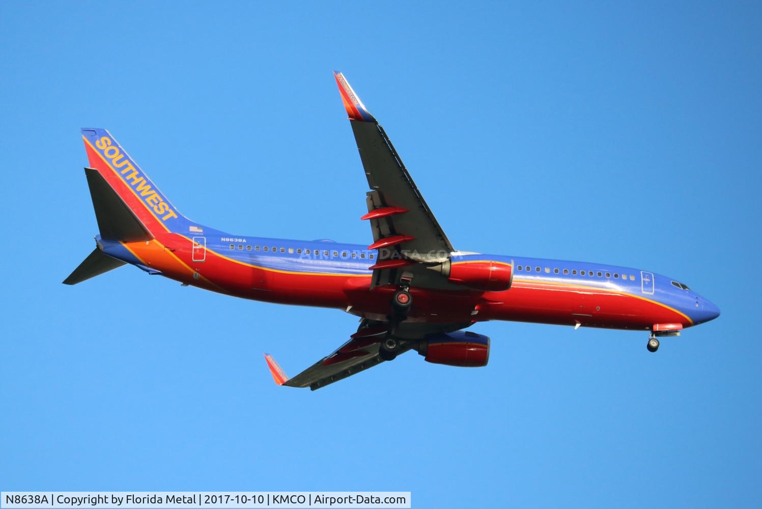 N8638A, 2014 Boeing 737-8H4 C/N 36911, MCO spotting 2017