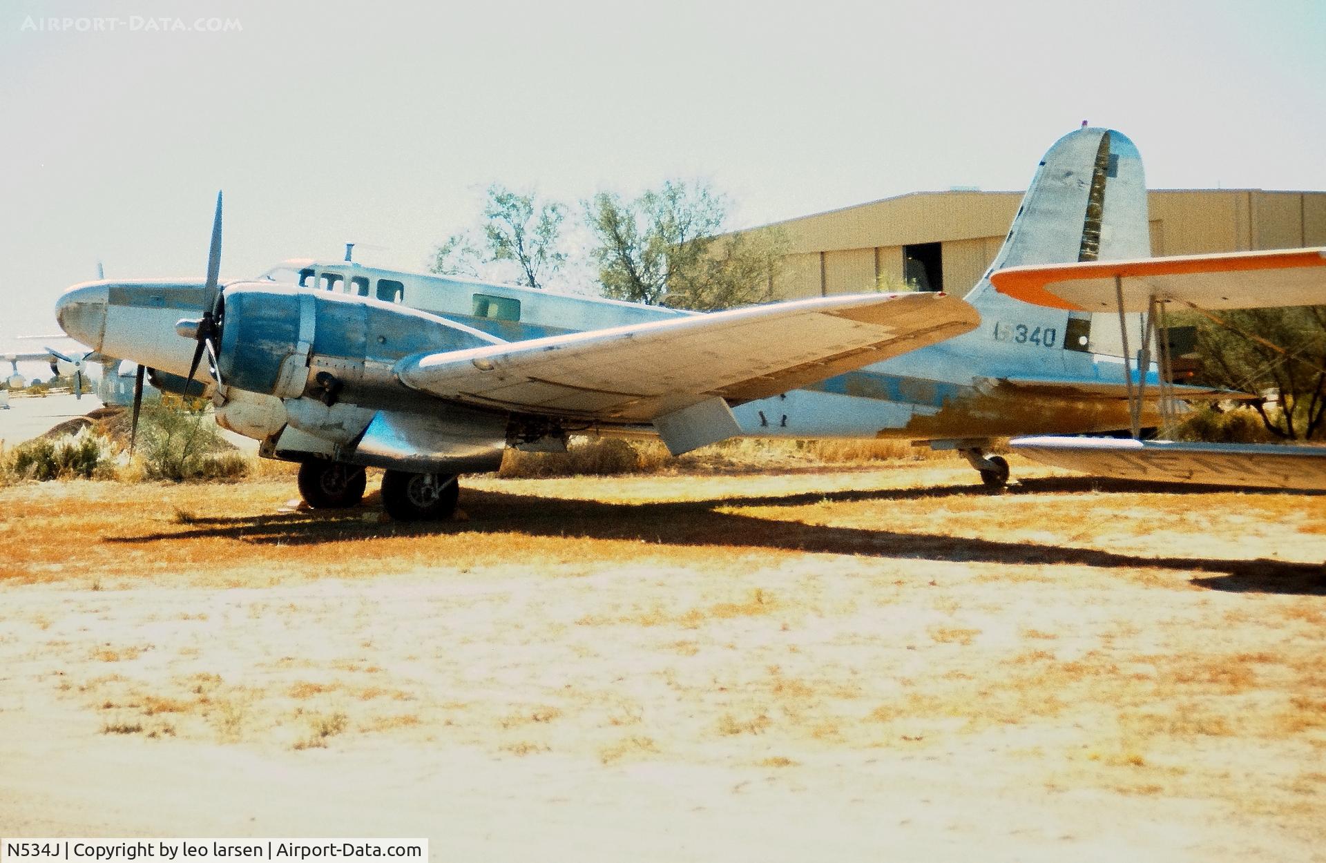 N534J, 1939 Douglas B-23 Dragon C/N 2737, Pima Air Museum 20.11.1999