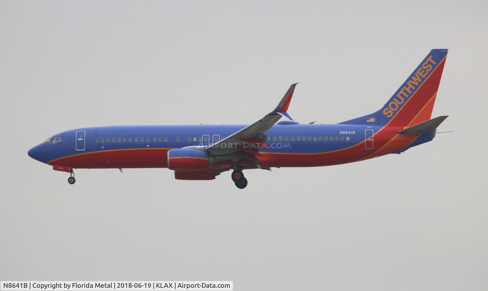 N8641B, 2014 Boeing 737-8H4 C/N 60085, LAX spotting 2018