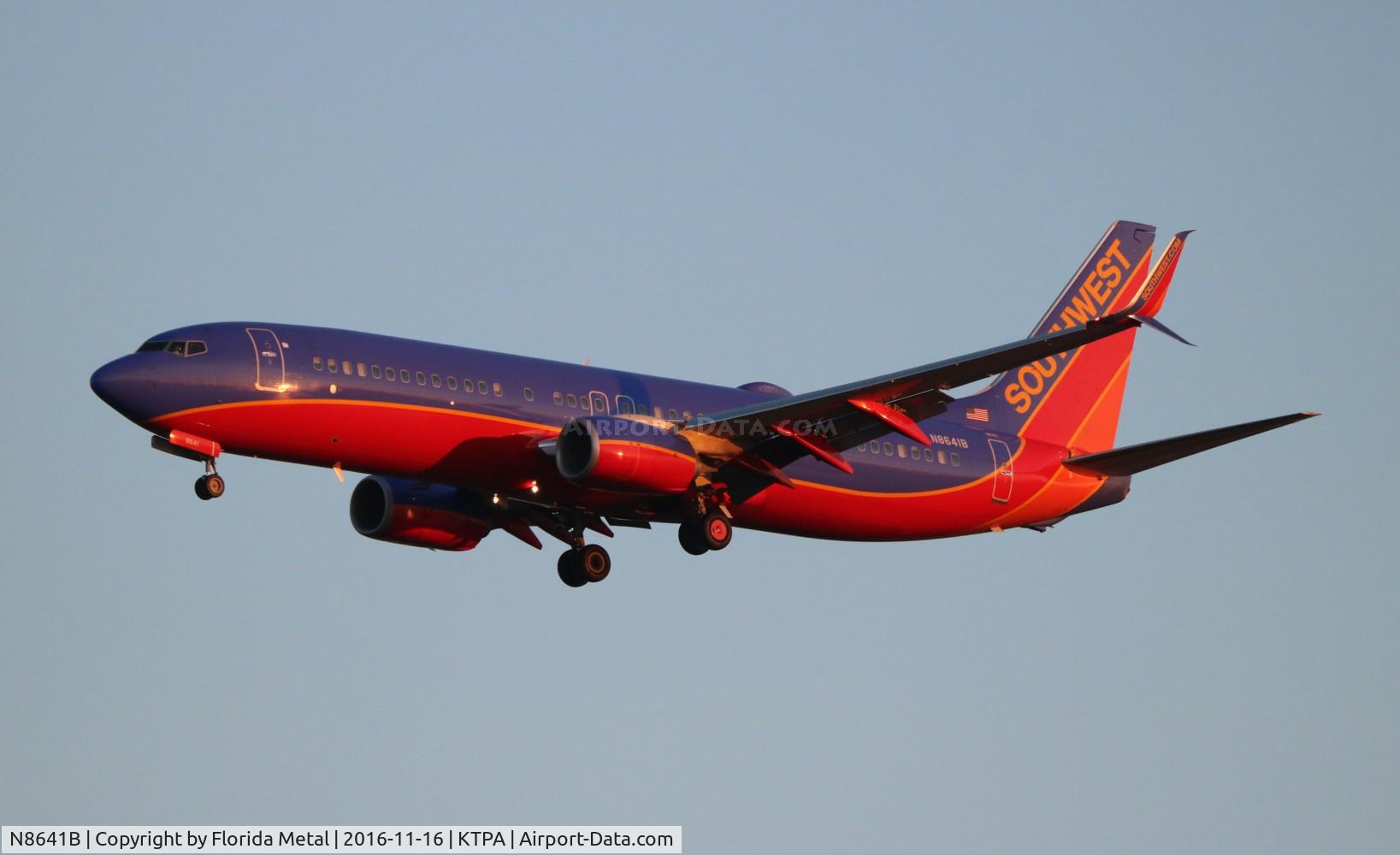 N8641B, 2014 Boeing 737-8H4 C/N 60085, TPA spotting 2018