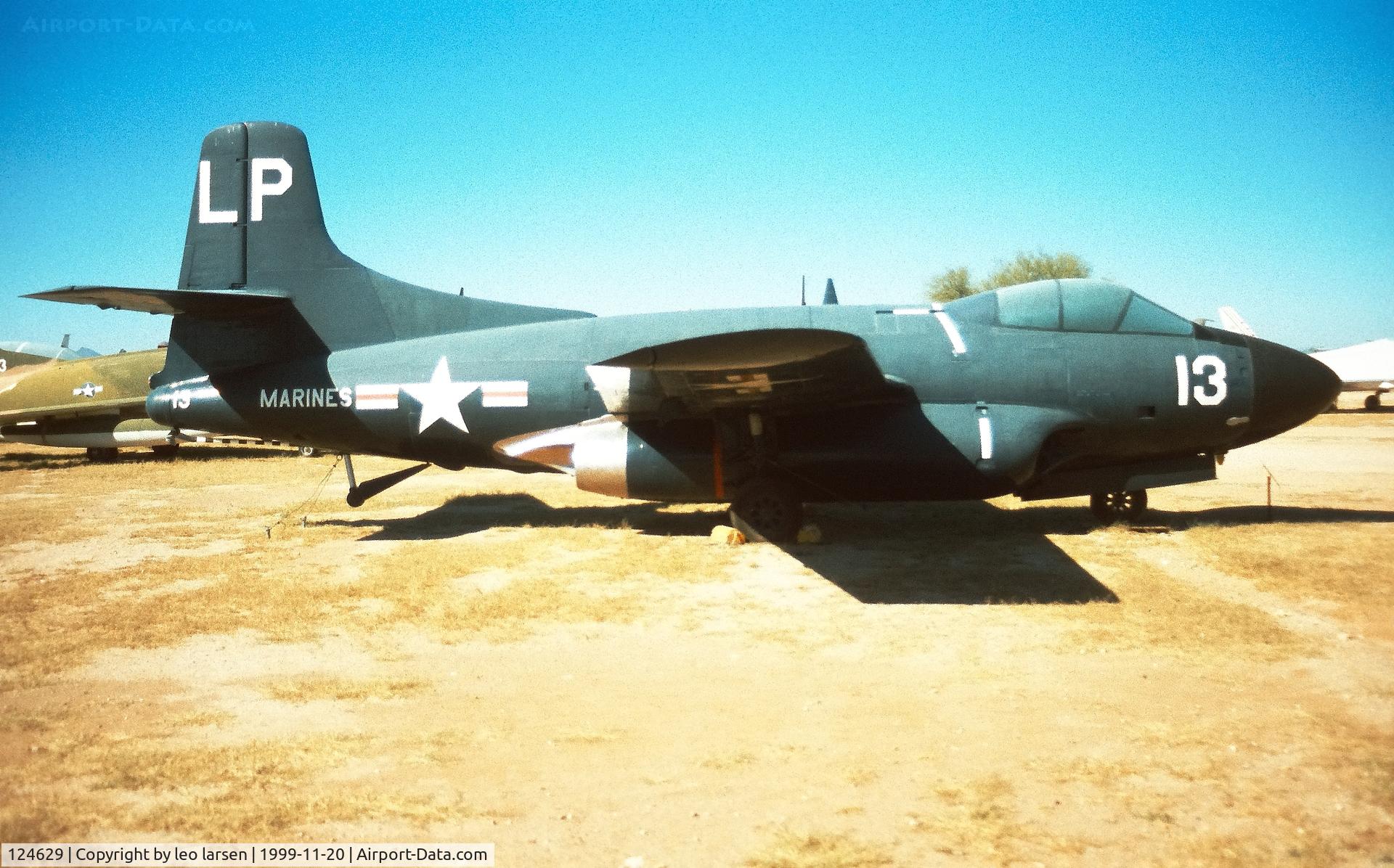 124629, Douglas TF-10B Skynight C/N 7499, Pima Air Museum 20.11.1999
