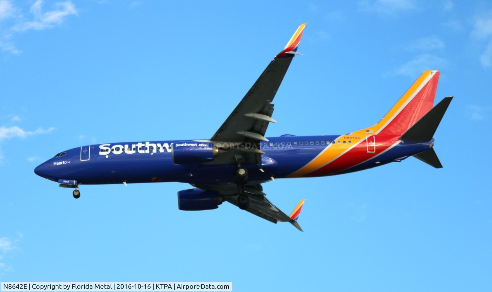 N8642E, 2014 Boeing 737-8H4 C/N 42525, TPA spotting 2014