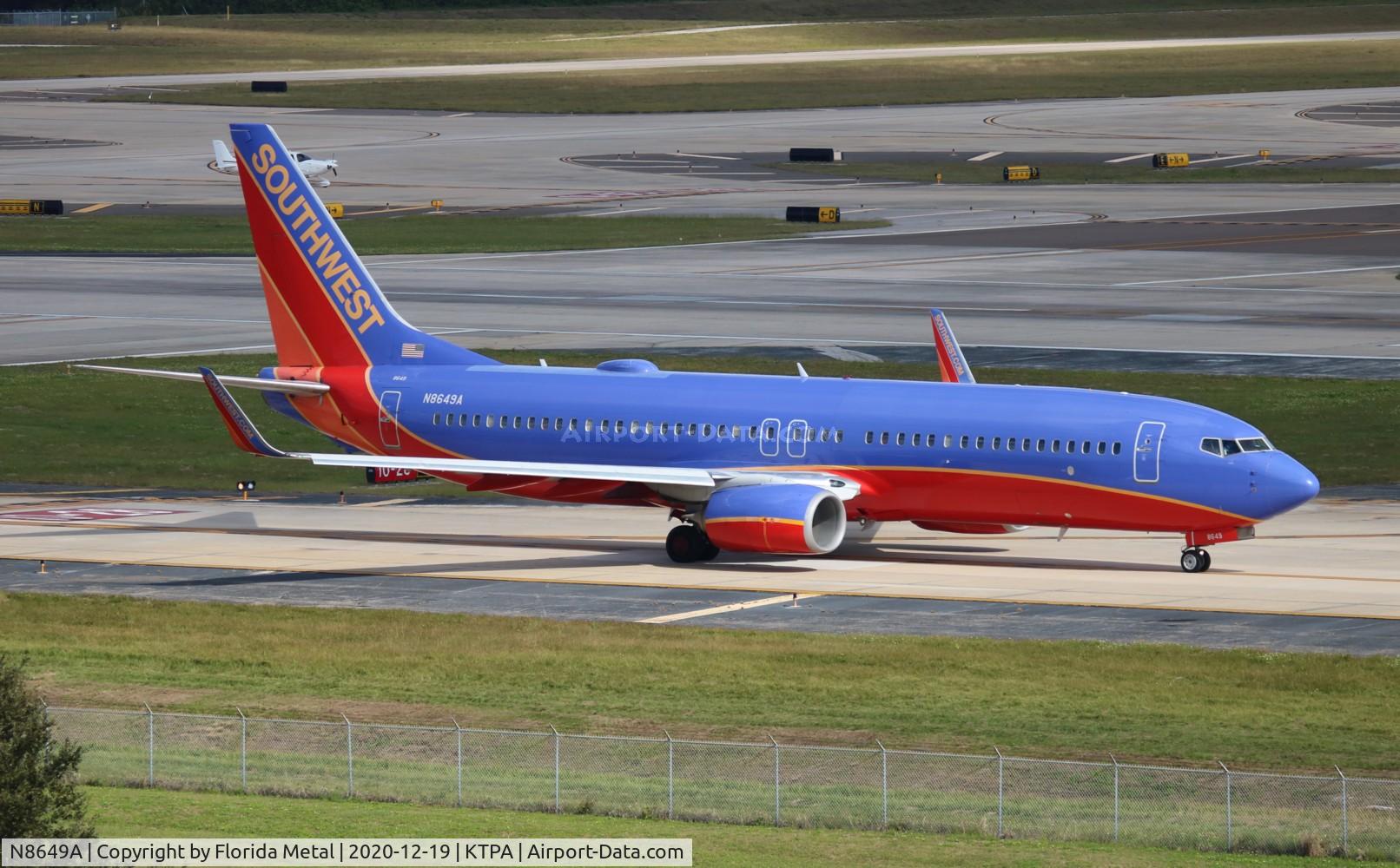 N8649A, 2014 Boeing 737-8H4 C/N 42527, TPA spotting 2020