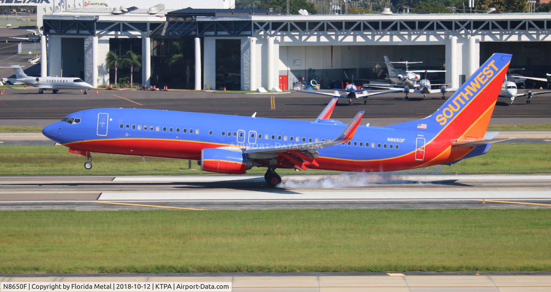 N8650F, 2014 Boeing 737-8H4 C/N 36909, TPA spotting 2018