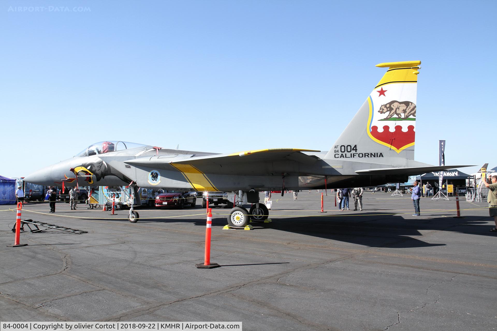 84-0004, 1984 McDonnell Douglas F-15C Eagle C/N 0912/C307, 2018 airshow