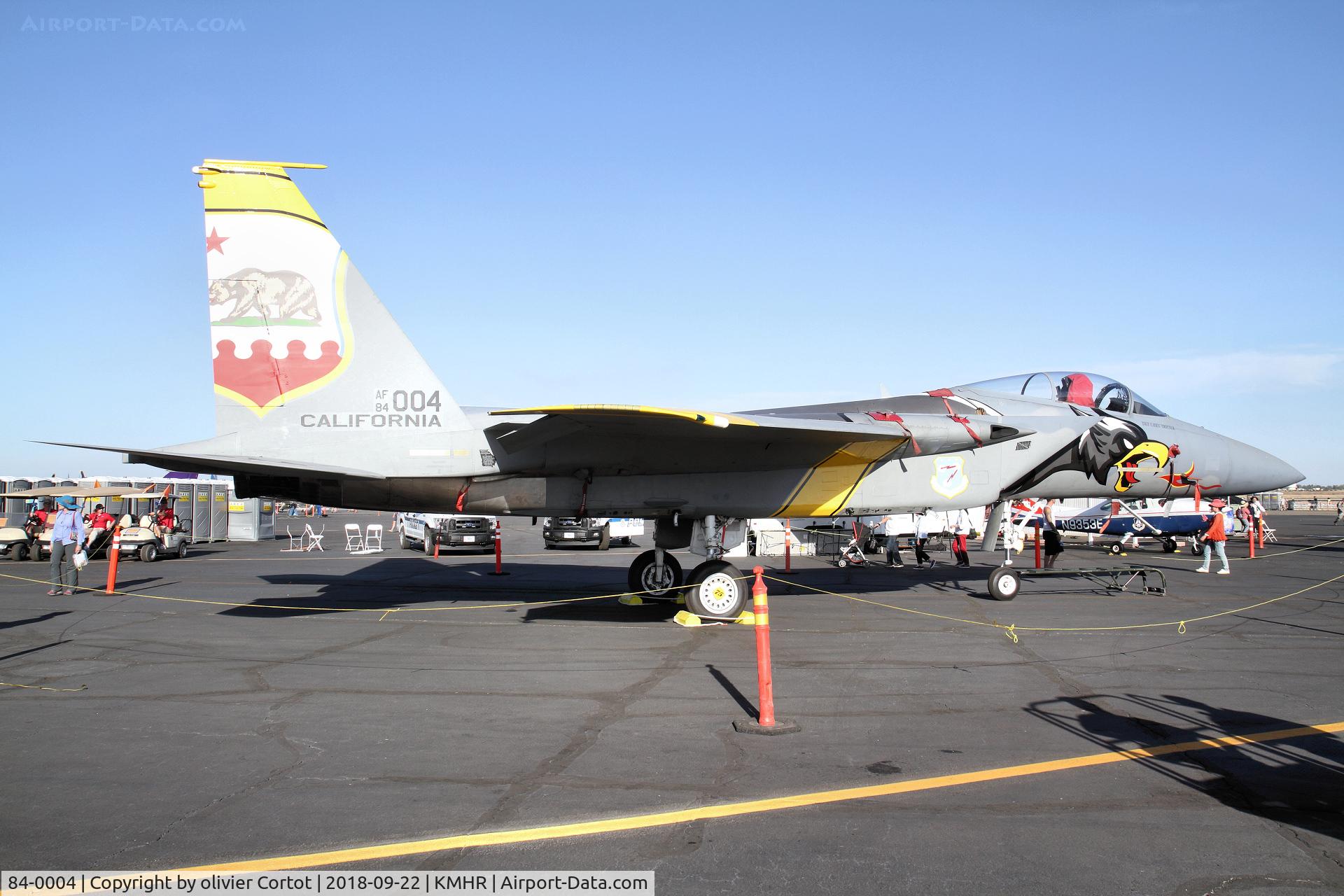 84-0004, 1984 McDonnell Douglas F-15C Eagle C/N 0912/C307, the right side