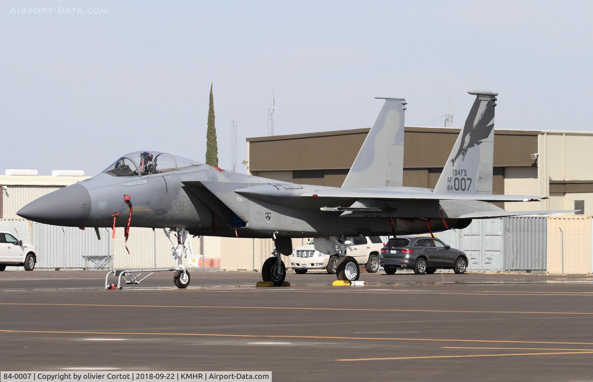 84-0007, 1984 McDonnell Douglas F-15C Eagle C/N 0916/C310, now in California !