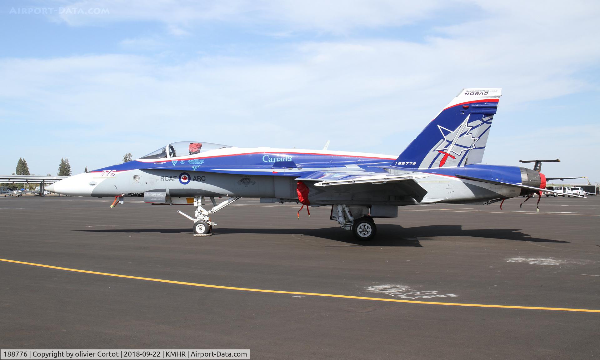 188776, 1987 McDonnell Douglas CF-188A Hornet C/N 0525/A435, profile view