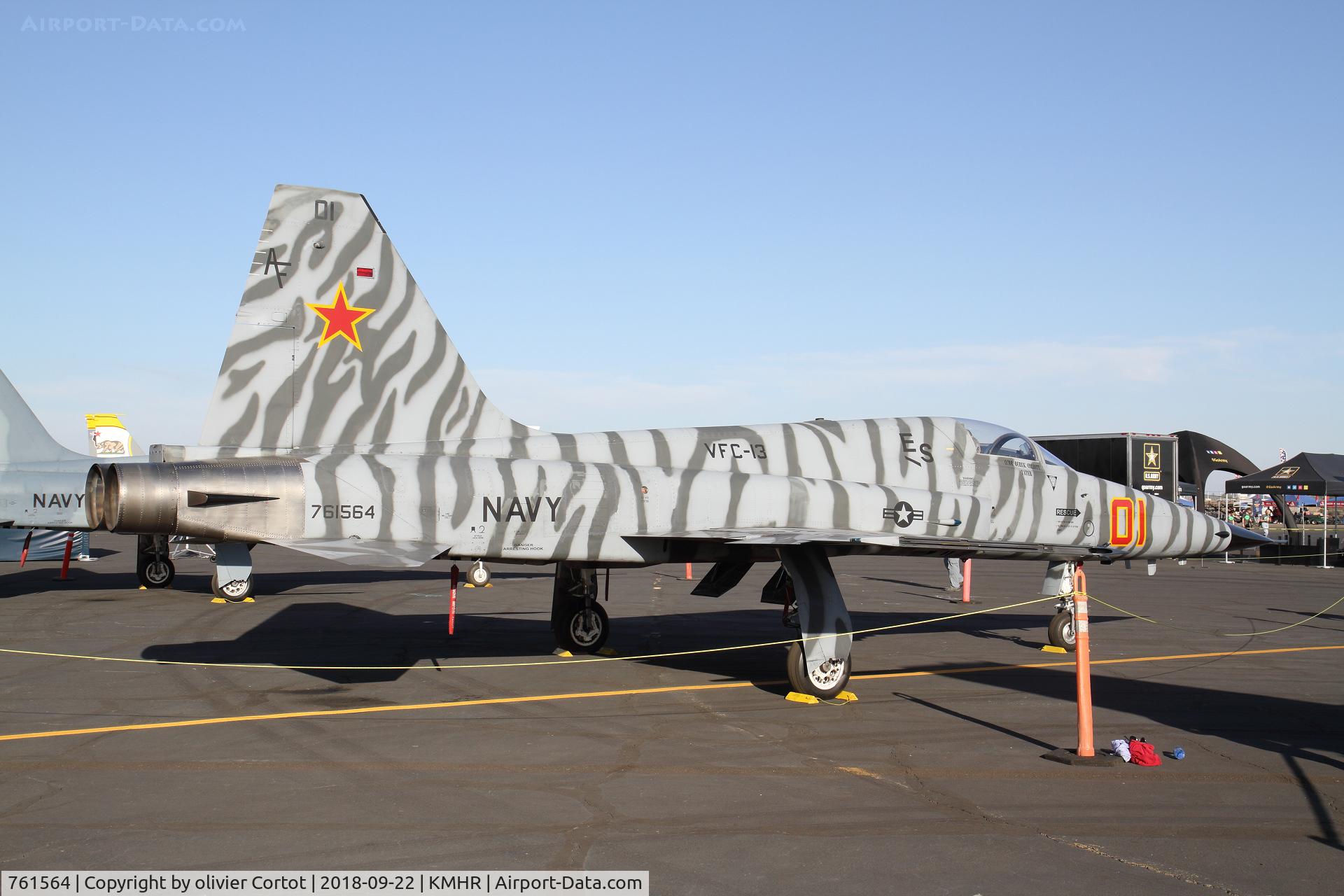 761564, 1976 Northrop F-5N Tiger II C/N L.1039, static display